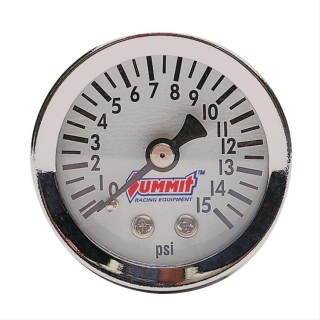 Manometer Benzindruck  0 - 15 PSI Ungedämpft